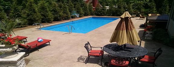San Juan fiberglass pool